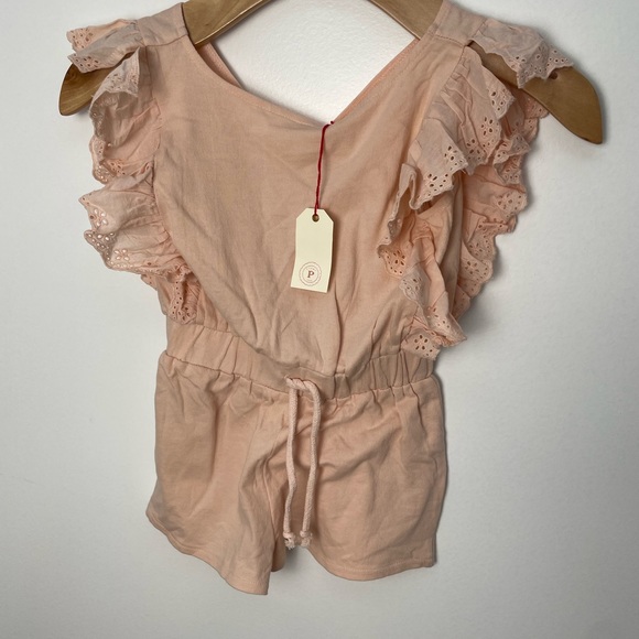 Louis Louise Angia Jersey Romper Pale pink, 4Y - Picture 5 of 7